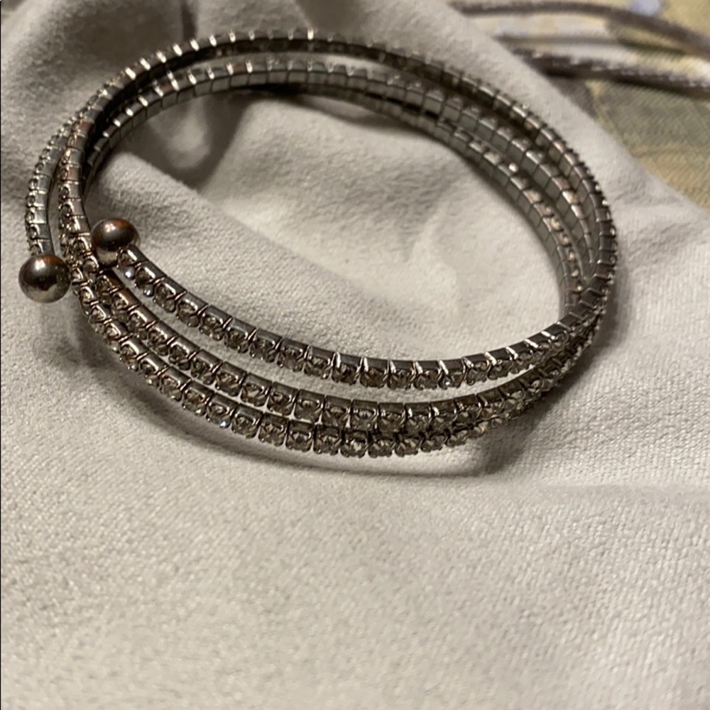 Silver Wrap Bracelet- Very Versatile - image 1